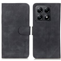 Чехол-книжка KHAZNEH Retro Wallet для Xiaomi 14T - Black: фото 1 из 8
