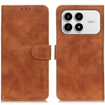 Чохол-книжка KHAZNEH Retro Wallet для Xiaomi Poco F8 Pro - Brown: фото 1 з 8