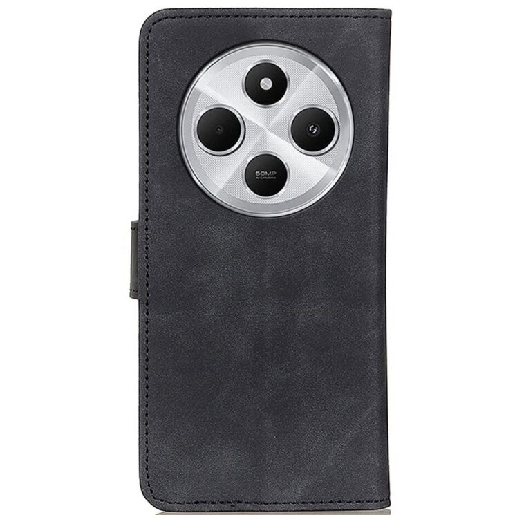 Чехол-книжка KHAZNEH Retro Wallet для Xiaomi Redmi 14C / Redmi A4 5G / Poco C75 - Black: фото 5 из 8