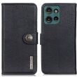 Чехол-книжка KHAZNEH Wallet Cover для Motorola Edge 50 - Black (368504B)