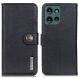 Чехол-книжка KHAZNEH Wallet Cover для Motorola Edge 50 - Black (368504B). Фото 1 из 8
