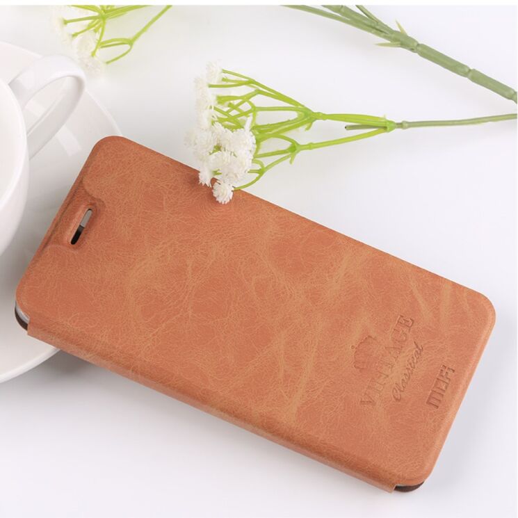 Чохол-книжка MOFI Vintage Series для Xiaomi Mi 8 Lite - Brown: фото 1 з 9