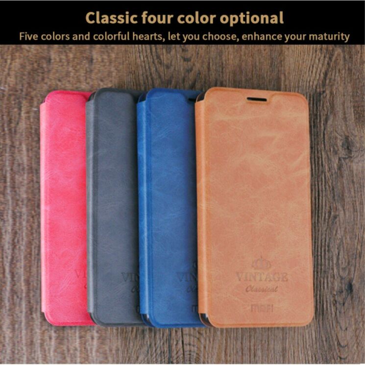 Чехол-книжка MOFI Vintage Series для Xiaomi Mi A3 / Mi CC9e - Grey: фото 3 из 8