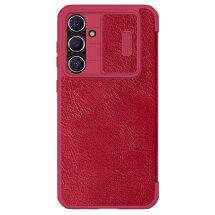 Чохол-книжка NILLKIN Qin Pro для Samsung Galaxy S23 FE - Red: фото 1 з 20