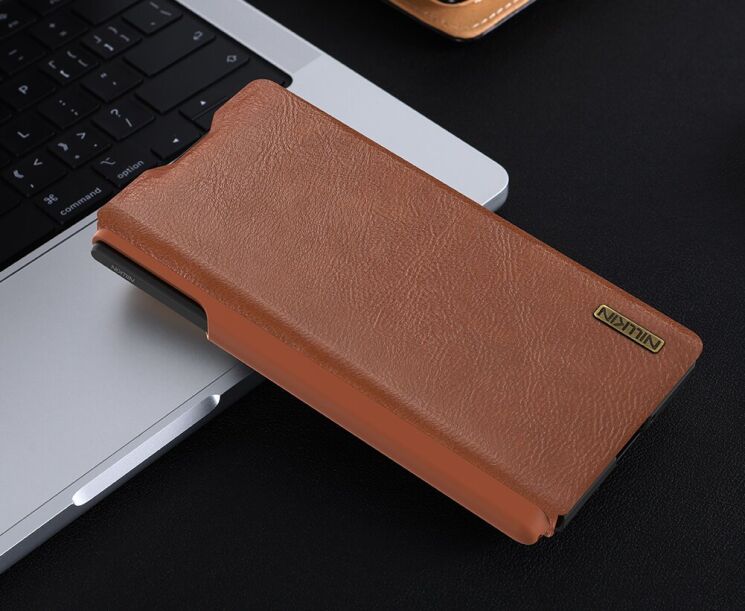 Чохол-книжка NILLKIN Qin Pro Series (FF) для Samsung Galaxy Fold 7 - Brown: фото 20 з 21