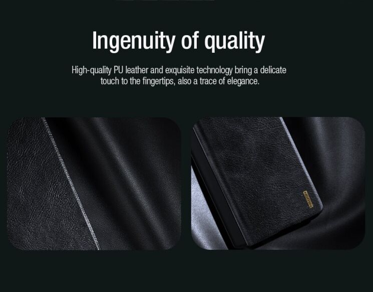 Чохол-книжка NILLKIN Qin Pro Series (FF) для Samsung Galaxy Fold 7 - Brown: фото 8 з 21