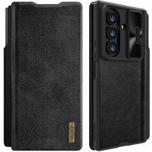 Чохол-книжка NILLKIN Qin Pro Series (FF) для Samsung Galaxy Fold 7 - Black: фото 1 з 21
