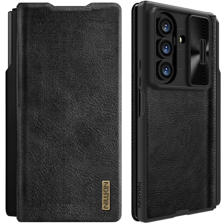 Чохол-книжка NILLKIN Qin Pro Series (FF) для Samsung Galaxy Fold 7 - Black: фото 1 з 21