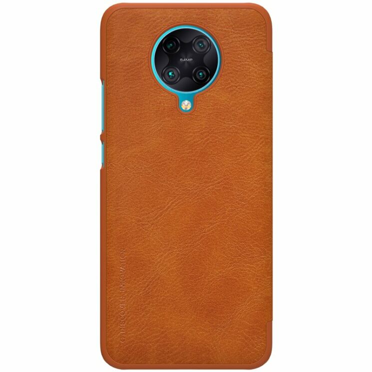Чехол-книжка NILLKIN Qin Series для Xiaomi Poco F2 Pro / Redmi K30 Pro - Brown: фото 2 из 14