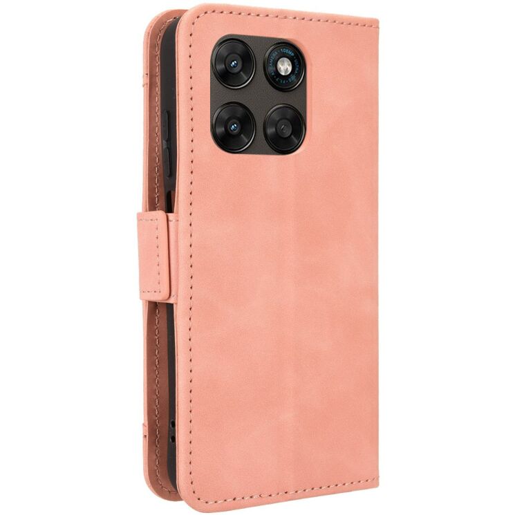 Чохол-книжка з кишеньками Deexe Wallet Stand для Motorola Moto G77 - Pink: фото 7 з 15