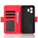 Чехол-книжка с карманами Deexe Wallet Stand для OnePlus 15T - Red (410403R). Фото 4 из 15