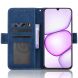 Чохол-книжка з кишеньками Deexe Wallet Stand для Realme C100i - Blue (412504L). Фото 5 з 15