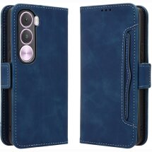 Чехол-книжка с карманами Deexe Wallet Stand для Realme C100i - Blue: фото 1 из 15