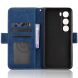 Чохол-книжка з кишеньками Deexe Wallet Stand для Realme C100i - Blue (412504L). Фото 4 з 15