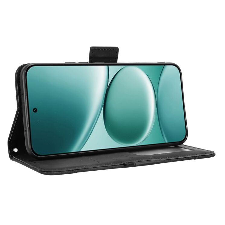 Чехол-книжка с карманами Deexe Wallet Stand для Xiaomi Redmi Note 15 Pro Plus / Poco M8 Pro 5G - Black: фото 15 из 17