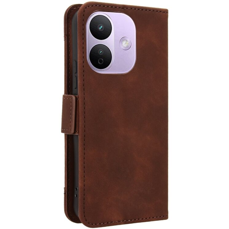 Чехол-книжка с карманами Deexe Wallet Stand для Xiaomi Redmi Note 17 Pro - Brown (429505Z) Чехол-книжка с карманами Deexe Wallet Stand для Xiaomi Redmi Note 17 Pro - Brown: фото 7 из 17