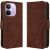 Чехол-книжка с карманами Deexe Wallet Stand для Xiaomi Redmi Note 17 Pro - Brown: фото 1 из 17