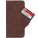Чехол-книжка с карманами Deexe Wallet Stand для Xiaomi Redmi Note 17 Pro - Brown (429505Z). Фото 3 из 17