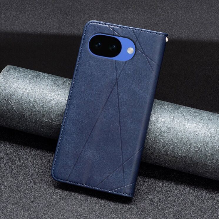 Чехол-книжка с карманами UniCase Geometric Pattern для Google Pixel 10a - Blue: фото 6 из 10