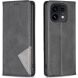 Чехол-книжка с карманами UniCase Geometric Pattern для OPPO Reno 16 / 16 Pro - Black (413212B). Фото 1 из 10