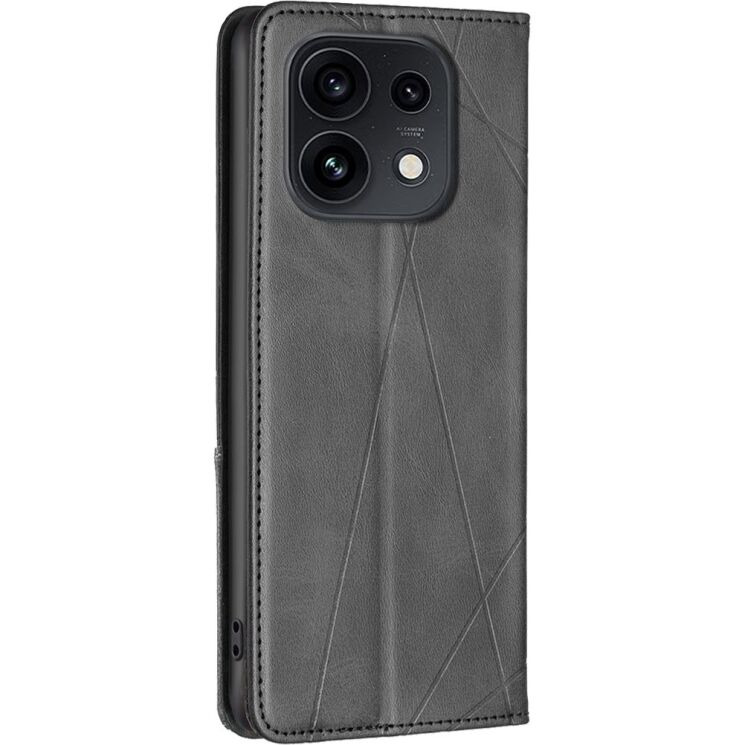 Чехол-книжка с карманами UniCase Geometric Pattern для OPPO Reno 16 / 16 Pro - Black (413212B) Чехол-книжка с карманами UniCase Geometric Pattern для OPPO Reno 16 / 16 Pro - Black: фото 3 из 10