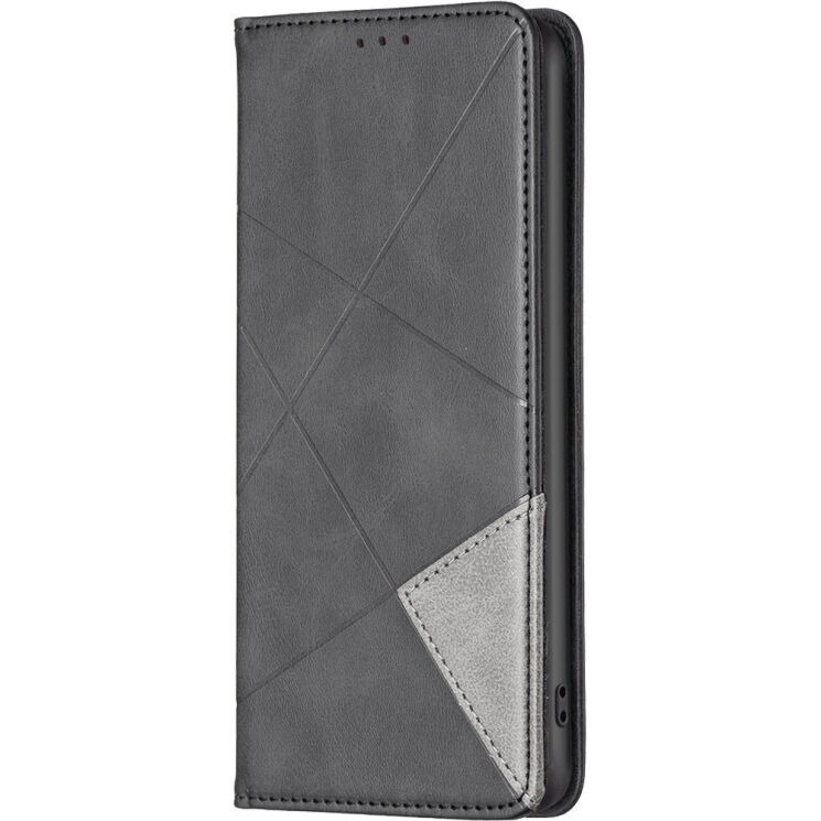 Чехол-книжка с карманами UniCase Geometric Pattern для OPPO Reno 16 / 16 Pro - Black (413212B) Чехол-книжка с карманами UniCase Geometric Pattern для OPPO Reno 16 / 16 Pro - Black: фото 2 из 10