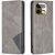 Чохол-книжка з кишеньками UniCase Geometric Pattern для Realme 16 Pro - Grey: фото 1 з 12