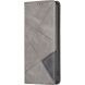 Чохол-книжка з кишеньками UniCase Geometric Pattern для Realme 16 Pro - Grey (428017H). Фото 2 з 12