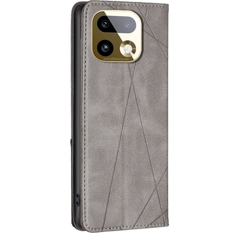 Чохол-книжка з кишеньками UniCase Geometric Pattern для Realme 16 Pro - Grey (428017H) Чохол-книжка з кишеньками UniCase Geometric Pattern для Realme 16 Pro - Grey: фото 3 з 12