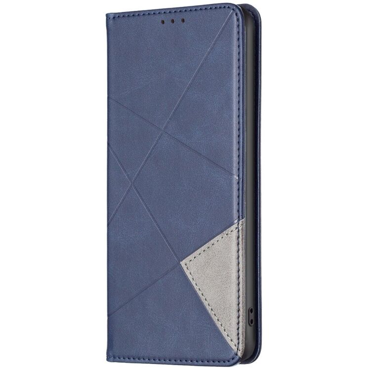 Чехол-книжка с карманами UniCase Geometric Pattern для Xiaomi Redmi Note 15 Pro 5G - Blue: фото 2 из 10