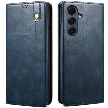 Чехол-книжка с карманами UniCase Leather Wallet для Samsung Galaxy S26 (S942) - Blue: фото 1 из 8