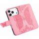 Чохол-книжка з малюнком UniCase Butterfly Pattern для iPhone 18 Pro / 17 Pro - Pink (423624P). Фото 4 з 9