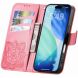 Чохол-книжка з малюнком UniCase Butterfly Pattern для iPhone 18 Pro / 17 Pro - Pink (423624P). Фото 2 з 9