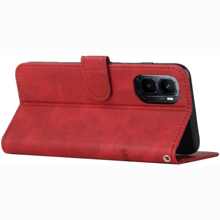 Чехол-книжка с застежкой UniCase Jet Cover для Infinix GT 50 Pro - Red: фото 2 из 10