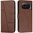 Чохол-книжка з застібкою UniCase Jet Cover для Nothing Phone (4a) - Brown (411317Z)