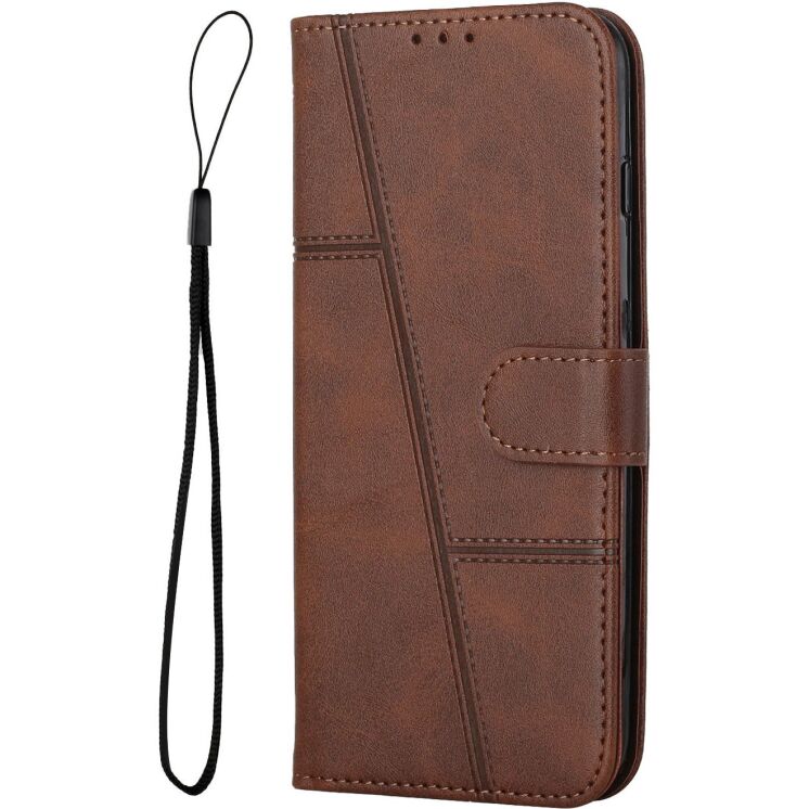 Чохол-книжка з застібкою UniCase Jet Cover для Nothing Phone (4a) - Brown: фото 3 з 10