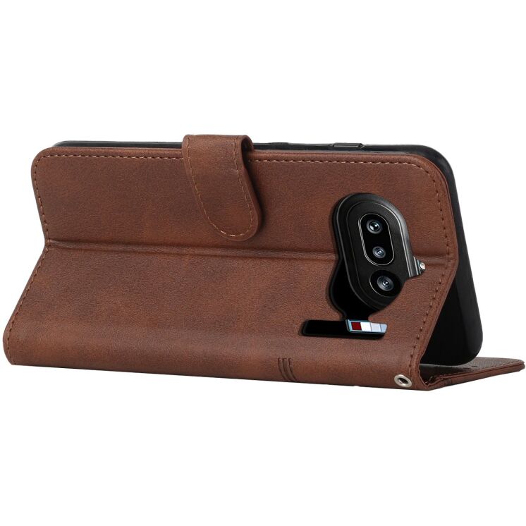 Чохол-книжка з застібкою UniCase Jet Cover для Nothing Phone (4a) - Brown: фото 2 з 10