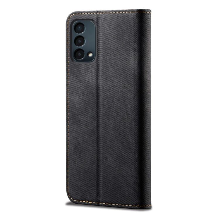 Чехол-книжка UniCase Jeans Wallet для OnePlus Nord N200 - Black: фото 4 из 13