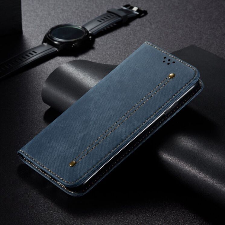 Чехол-книжка UniCase Jeans Wallet для Samsung Galaxy A36 (A366) / A56 (A566) - Blue: фото 6 из 6