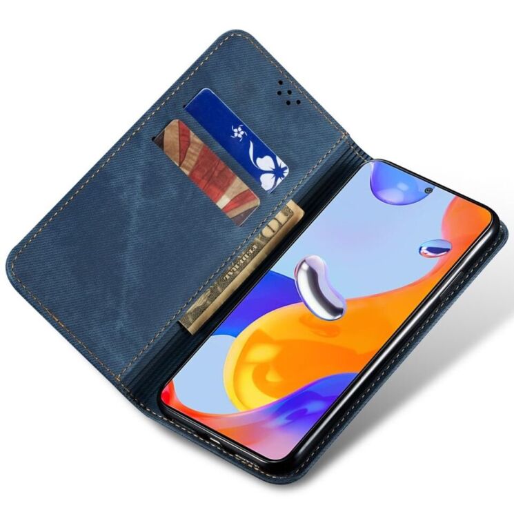 Чехол-книжка UniCase Jeans Wallet для Samsung Galaxy A36 (A366) / A56 (A566) - Blue: фото 2 из 6