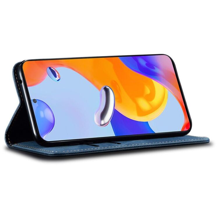 Чехол-книжка UniCase Jeans Wallet для Samsung Galaxy A36 (A366) / A56 (A566) - Blue: фото 3 из 6