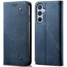 Чехол-книжка UniCase Jeans Wallet для Samsung Galaxy S24 FE (S721) - Blue: фото 1 из 6