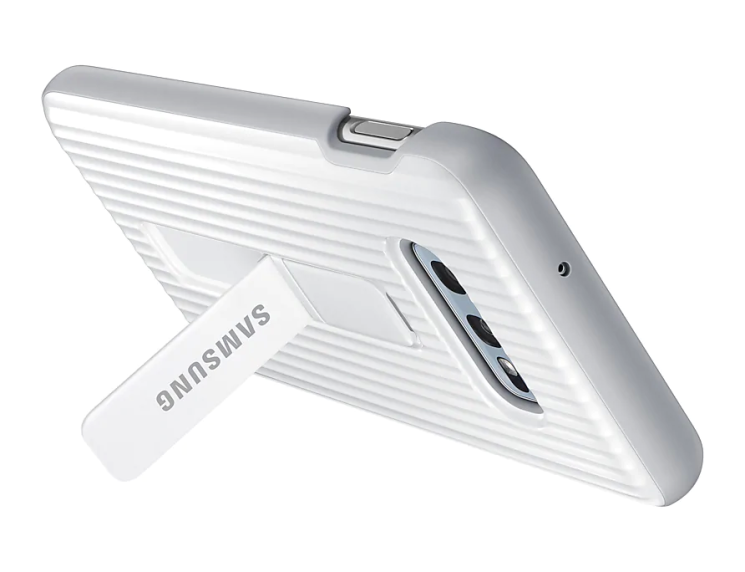 Чехол Protective Standing Cover для Samsung Galaxy S10e (G970) EF-RG970CWEGRU - White: фото 7 из 7