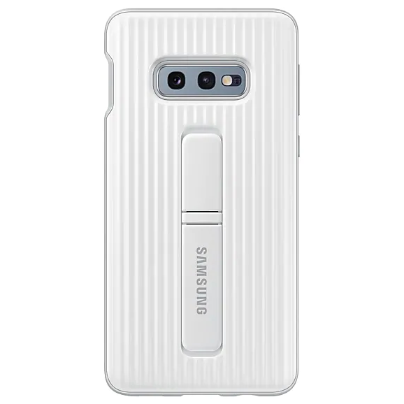 Чехол Protective Standing Cover для Samsung Galaxy S10e (G970) EF-RG970CWEGRU - White: фото 1 из 7