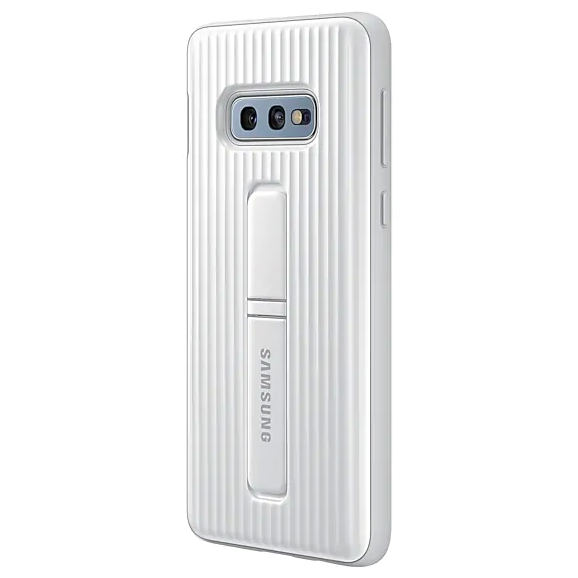 Чехол Protective Standing Cover для Samsung Galaxy S10e (G970) EF-RG970CWEGRU - White: фото 3 из 7