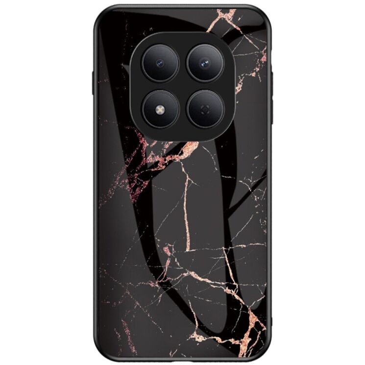 Чехол с рисунком Deexe Gradient Pattern для Xiaomi Redmi Note 15 Pro 5G - Gold / Black: фото 1 из 7