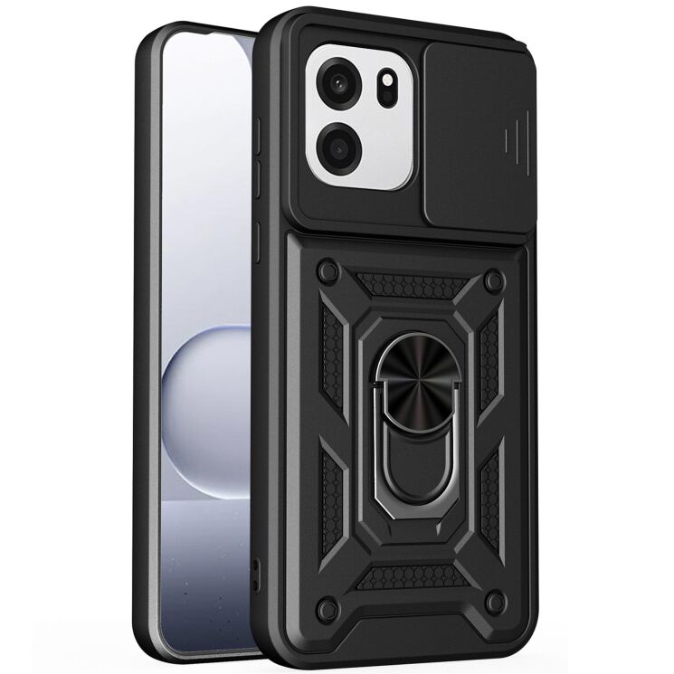 Чехол с защитой камеры Deexe Armor Shield для OnePlus Nord CE6 - Black (391605B) Чехол с защитой камеры Deexe Armor Shield для OnePlus Nord CE6 - Black: фото 1 из 9
