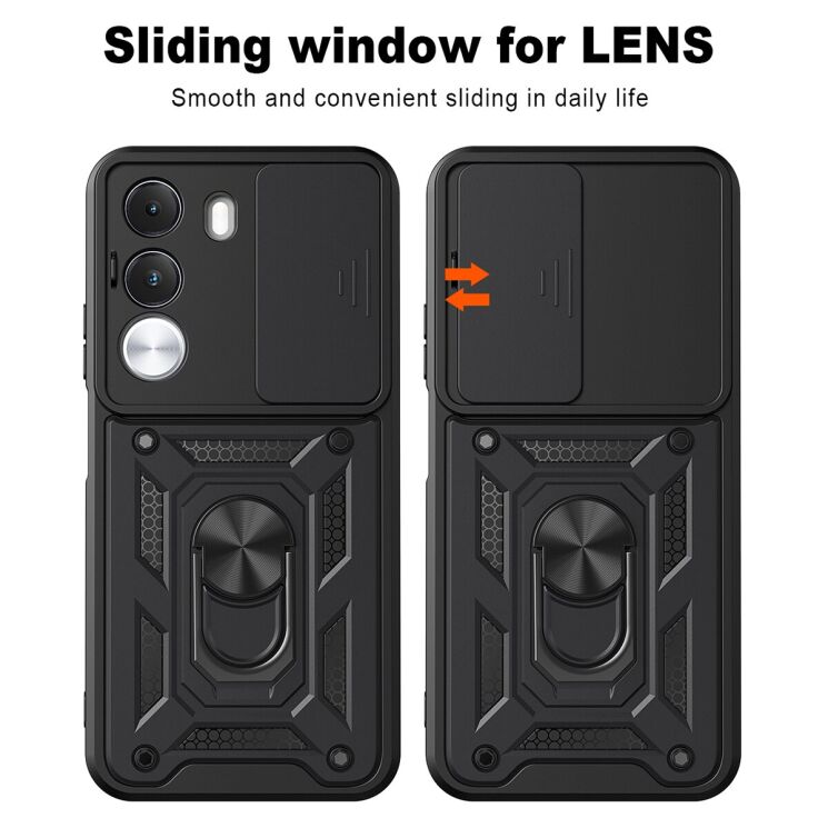 Чохол із захистом камери Deexe Armor Shield для Realme C100i / C100x - Silver: фото 9 з 10