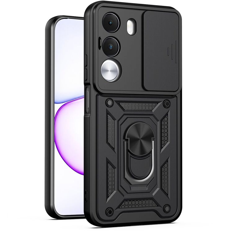 Чохол із захистом камери Deexe Armor Shield для Realme C100i / C100x - Black (412512B) Чохол із захистом камери Deexe Armor Shield для Realme C100i / C100x - Black: фото 1 з 10