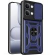 Чехол с защитой камеры Deexe Armor Shield для Xiaomi Poco X8 Pro Max - Blue (408932L)